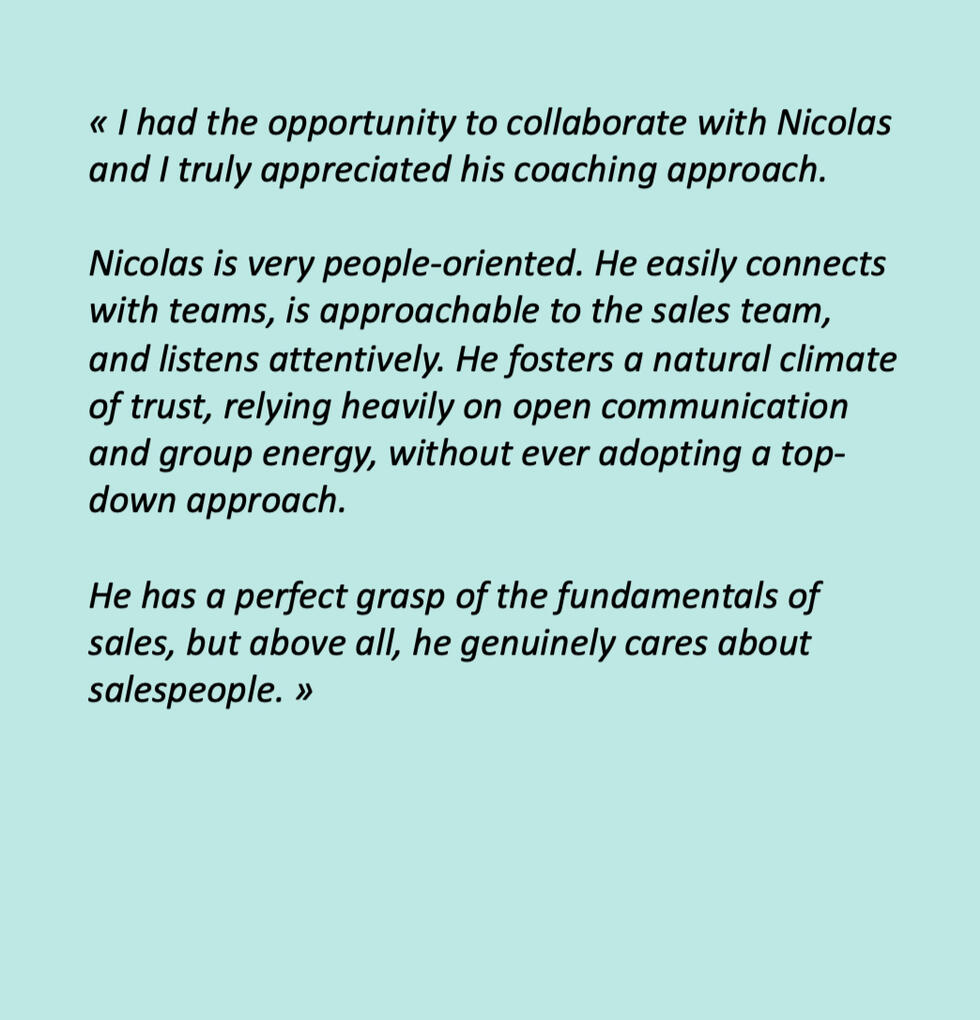 Eric Bentolila - Sales coach