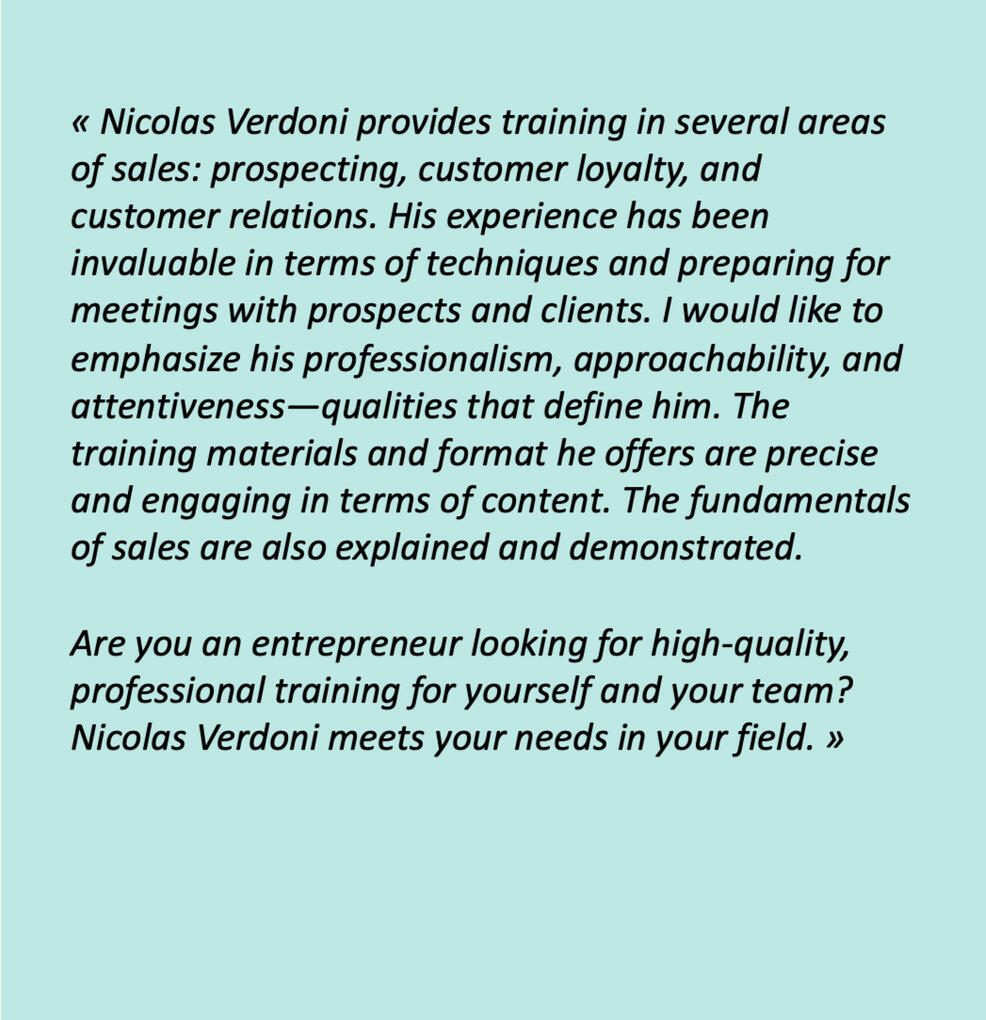 Guillaume Valbonesi - Salesrepresentativ - Proman